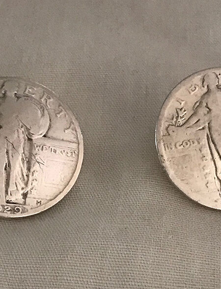 Lady Liberty Solid Silver Coins - Mary Page Jones Jewelry